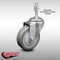 Service Caster 4 Inch SS Gray Polyurethane Wheel Swivel 10mm Threaded Stem Caster SCC SCC-SSTS20S414-PPUB-M1015 - alternate 4